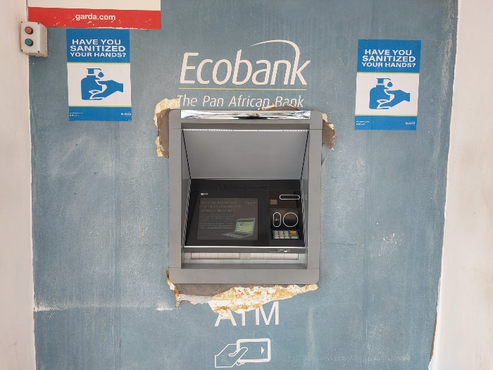 Ecobank atm in Zambia