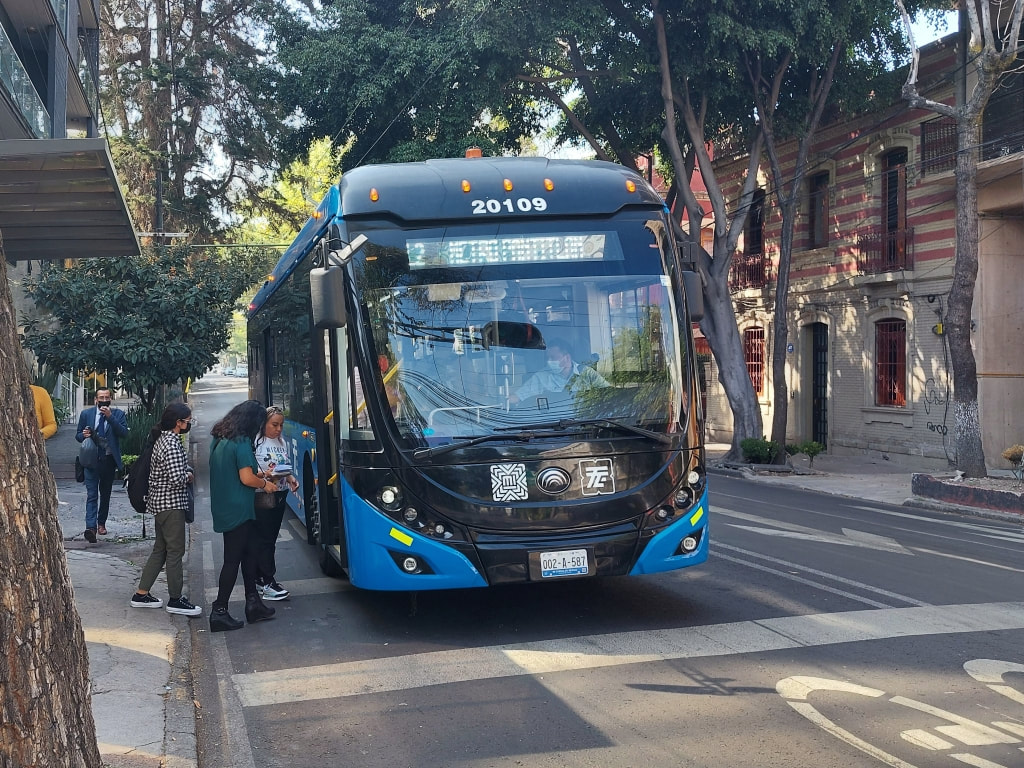 Trolleybus in Mexico City