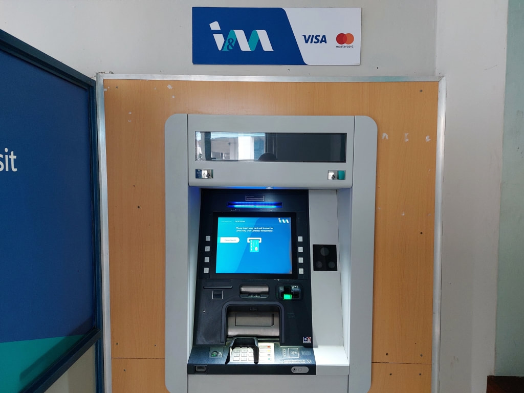 I&M bank ATM in Kenya