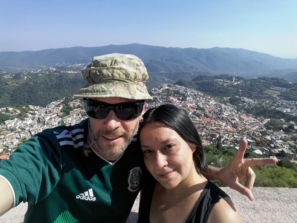 Nomadic Backpacker and Miss CDMX in Taxco